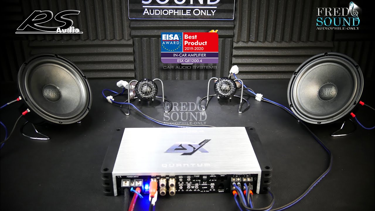 RS Audio STREAM HAC 165.2 vs ESX QE1200.4 Active 4K (FNS)