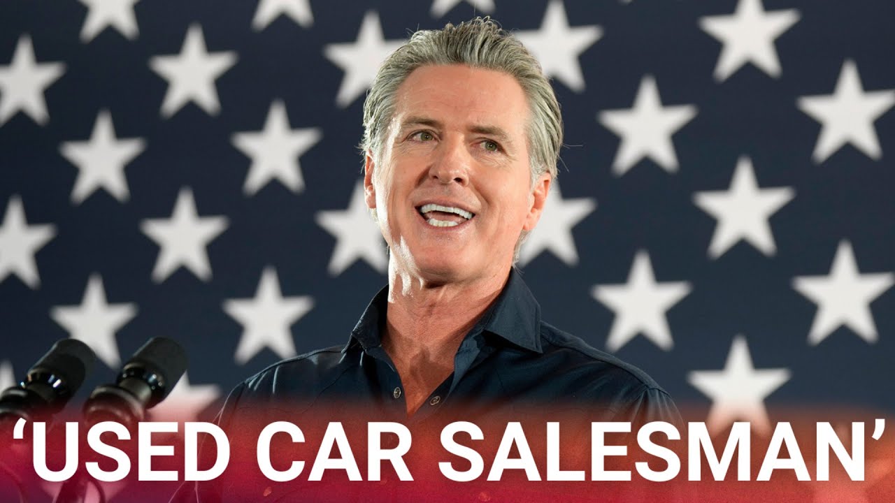 &lsquo;Used car salesman&rsquo;: Gavin Newsom desperately wants to be president