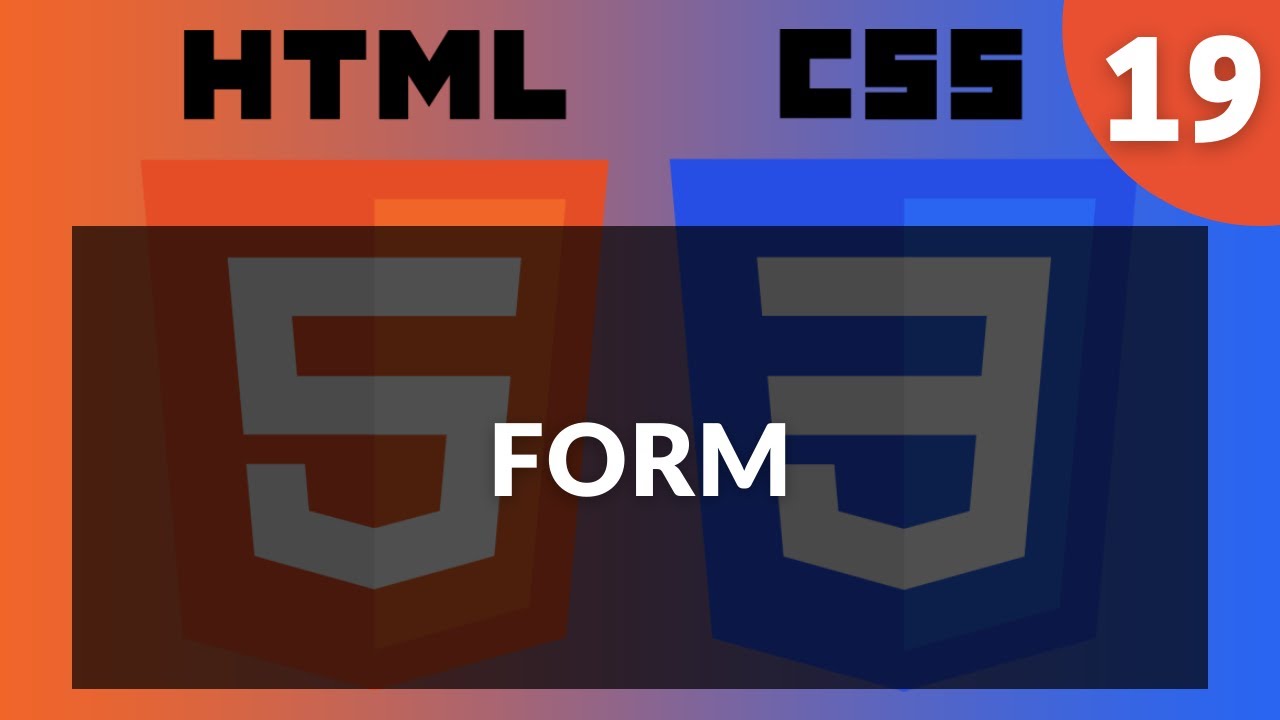 HTML-CSS #19 - Form