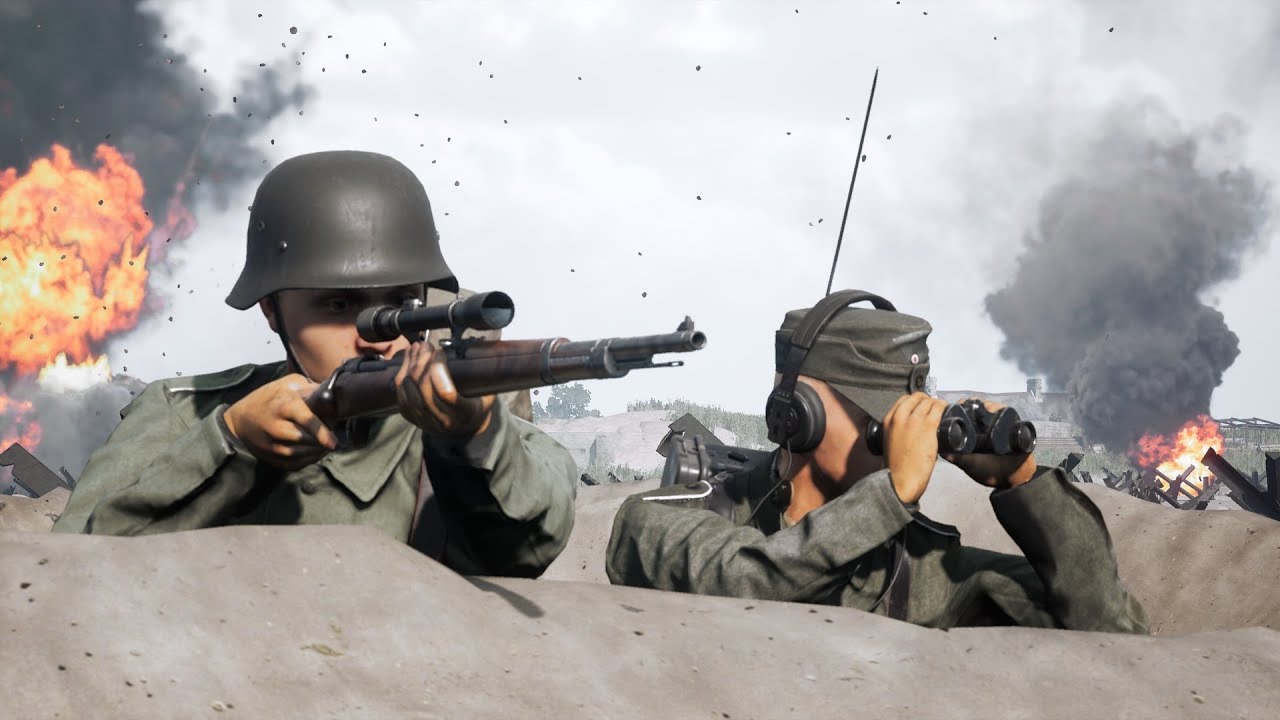 Squad 44 - Utah Beach Sniper Mayhem - 4K