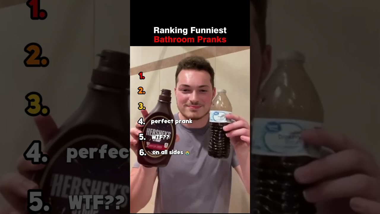 Ranking Funniest Bathroom PRANKS 😱😂
