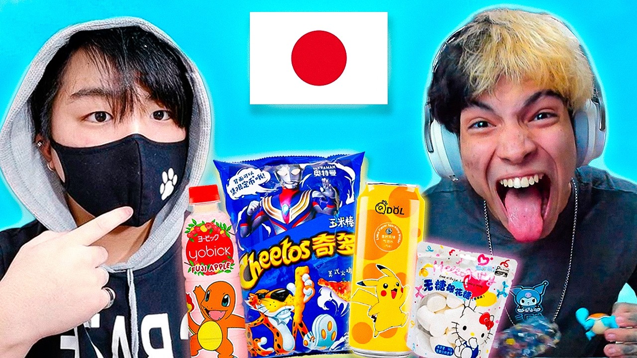 PROVANDO COMIDAS ''JAPONESAS'' COM MEU AMIGO JAPONÊS