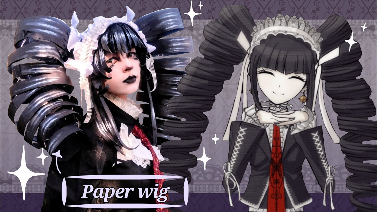 I attempted to make a Celestia ludenberg wig using paper