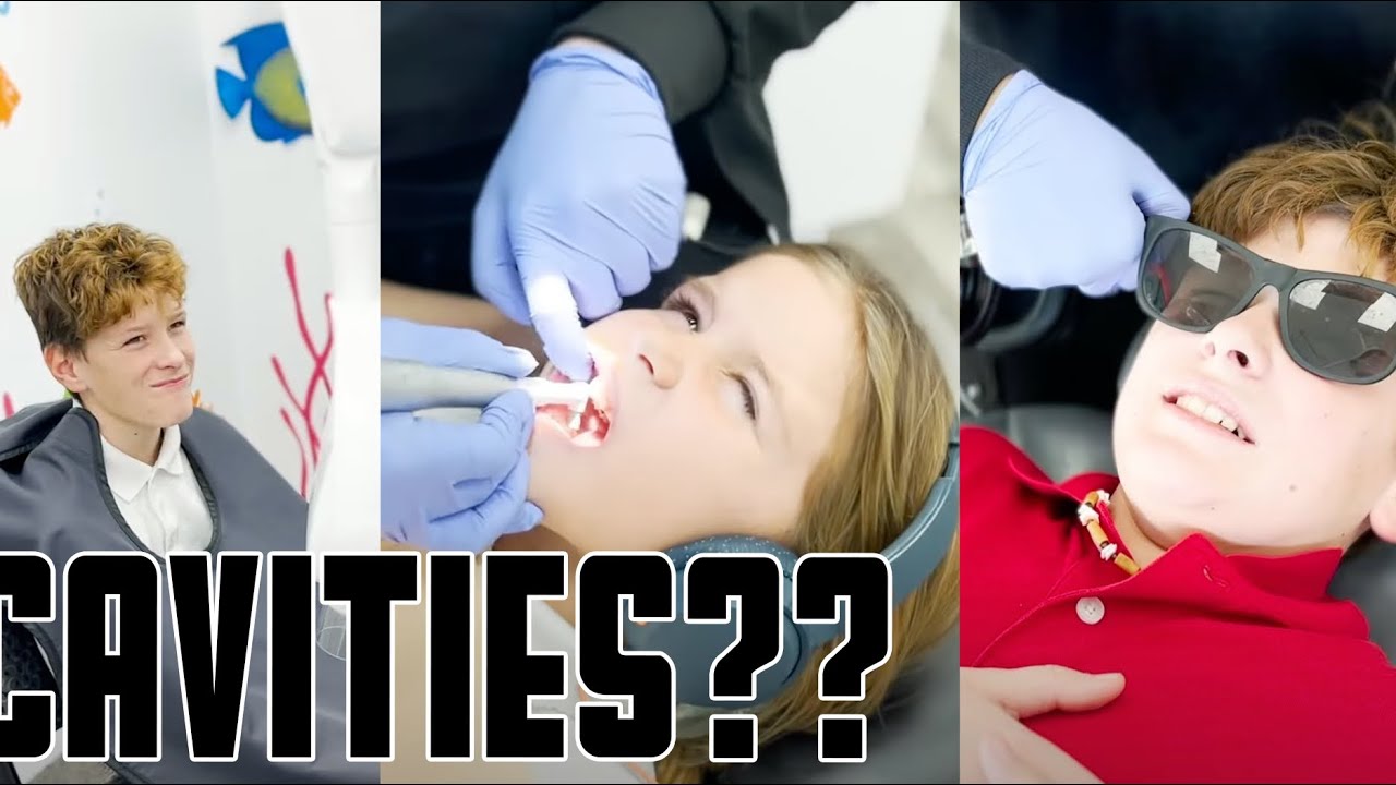 FOUR KIDS AT THE DENTIST WITHOUT LAUGHING GAS | X-RAY REVEALS THE SEARCH FOR CAVITIES