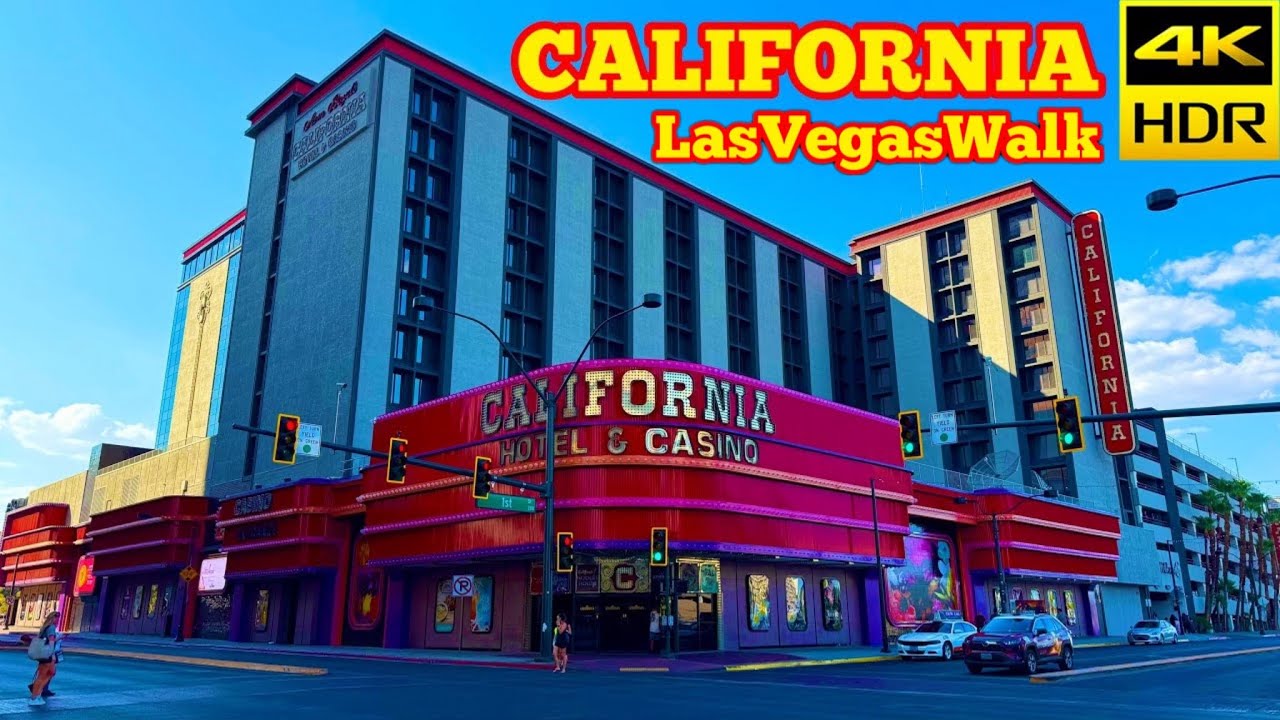 LasVegasWalk • California Hotel and Casino • September 2025 (4K HDR)
