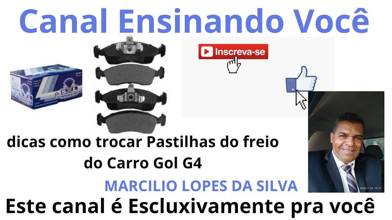 Dicas como trocar as Pastilhas de freios do Carro gol G4