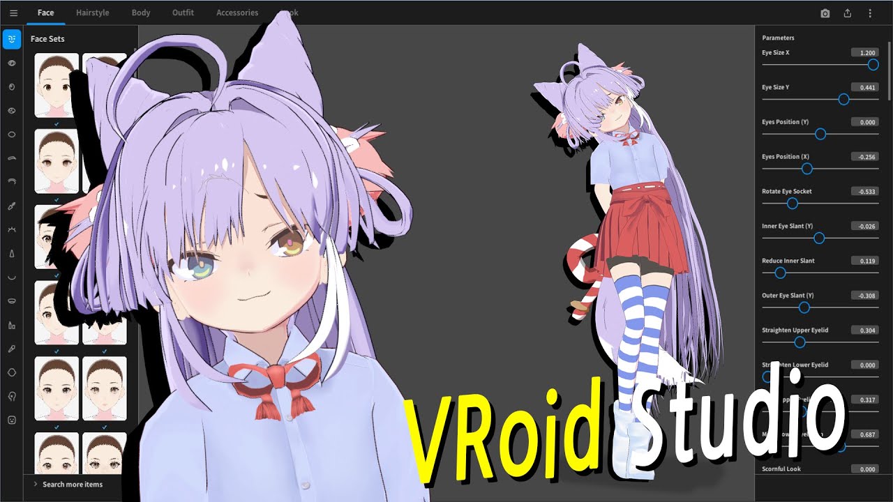#VRoid studio 】#스텔라이브 팬아트 제작영상 (#시부키 님)