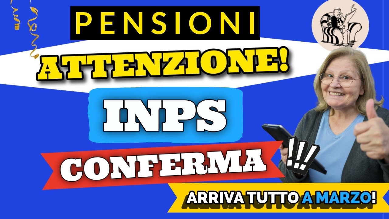 PENSIONI 👉 COMUNICATO UFFICIALE INPS: AUMENTI E ARRETRATI: ORA &Egrave; TUTTO CONFERMATO❗️ ✅