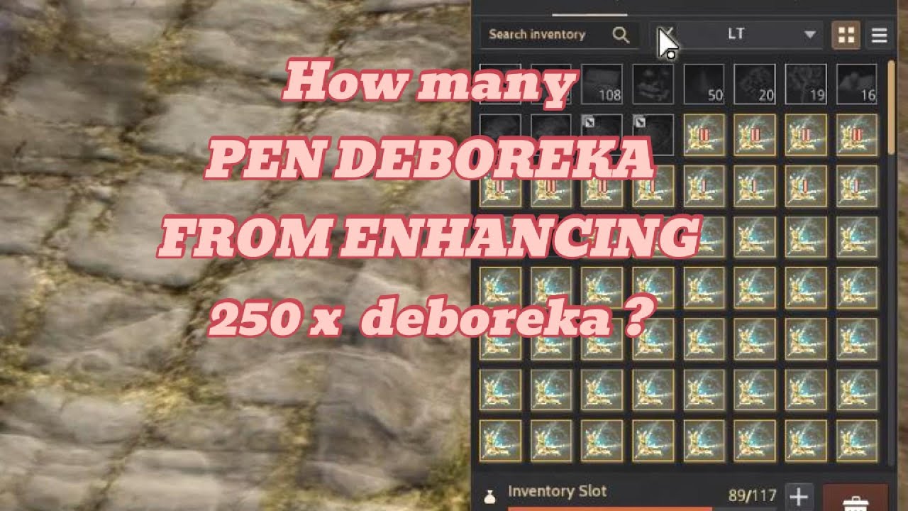 BDO - Try Enhancing 250x Deboreka Necklace (Black Desert Online)
