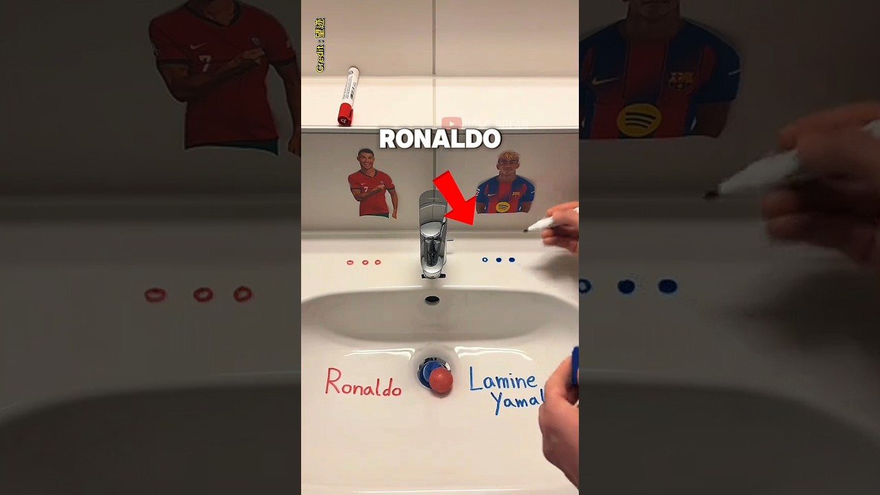 Cristiano Ronaldo 🆚 Lamine yamal. permainan sederhana🤝