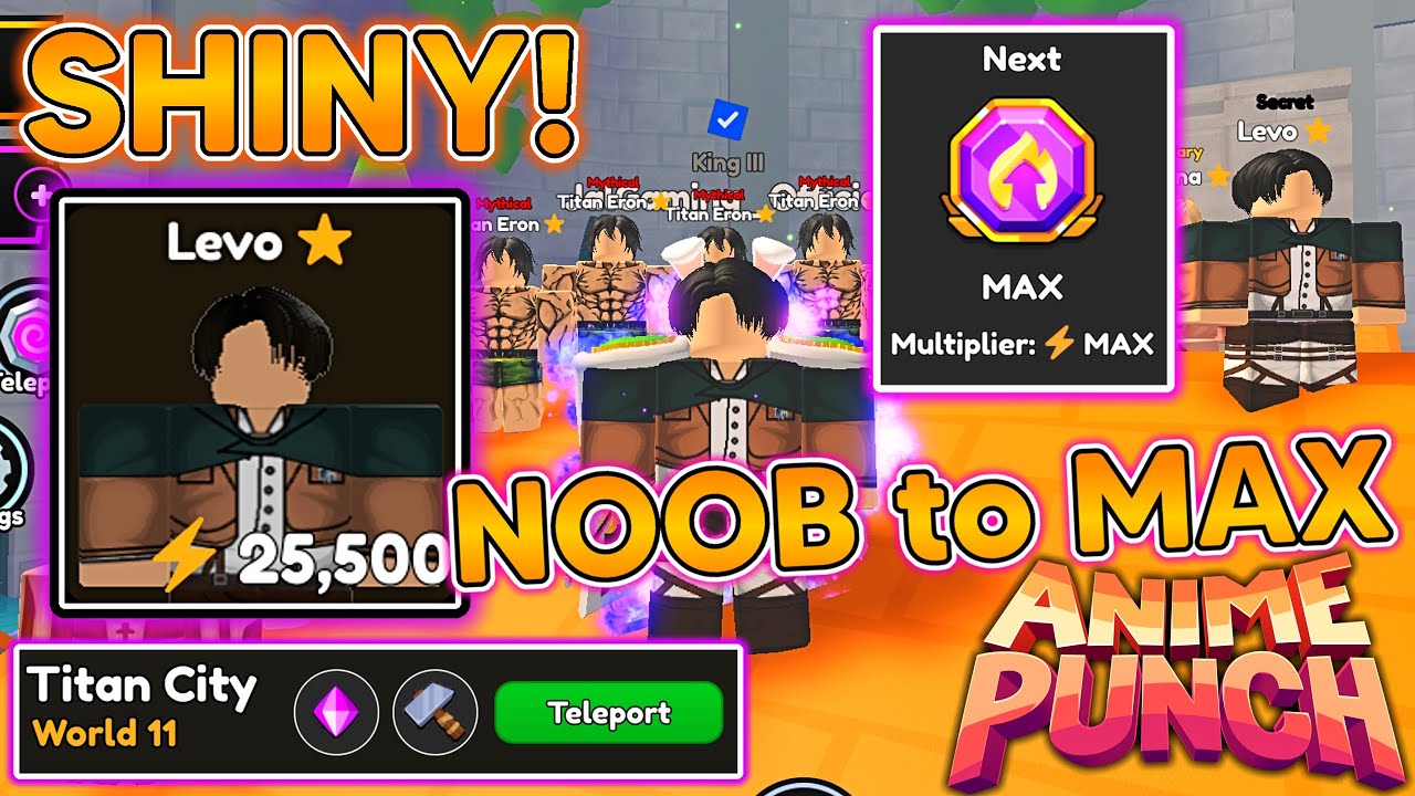 BECOME STRONG In Anime Punch Simulator | GETTING THE BEST SHINY SECRET | Noob to Pro BUT [P2W]