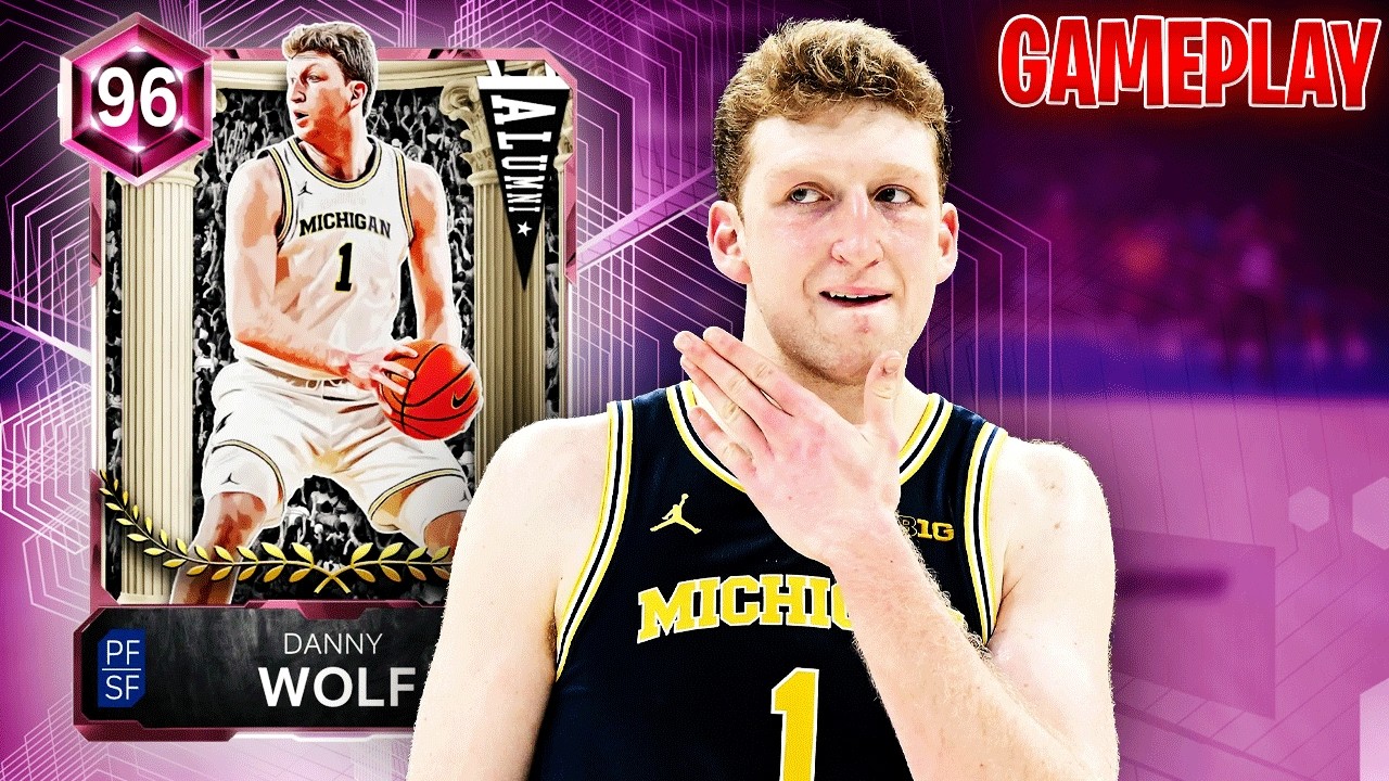 *FREE* PINK DIAMOND DANNY WOLF IS AN AWESOME 6'11 SF IN NBA 2K26 MyTEAM!!