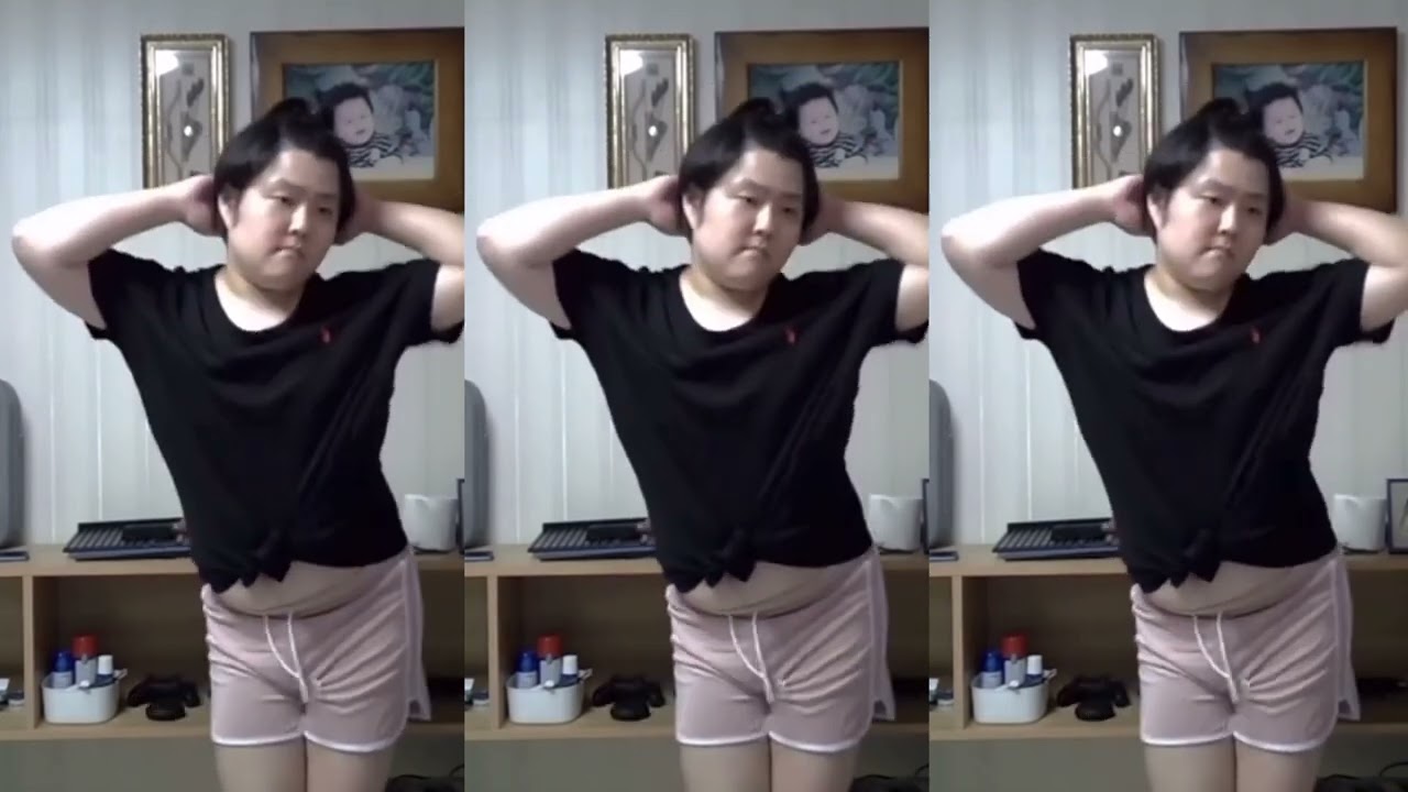홍시 핑크 돌핀 + 크롭티 제로투 