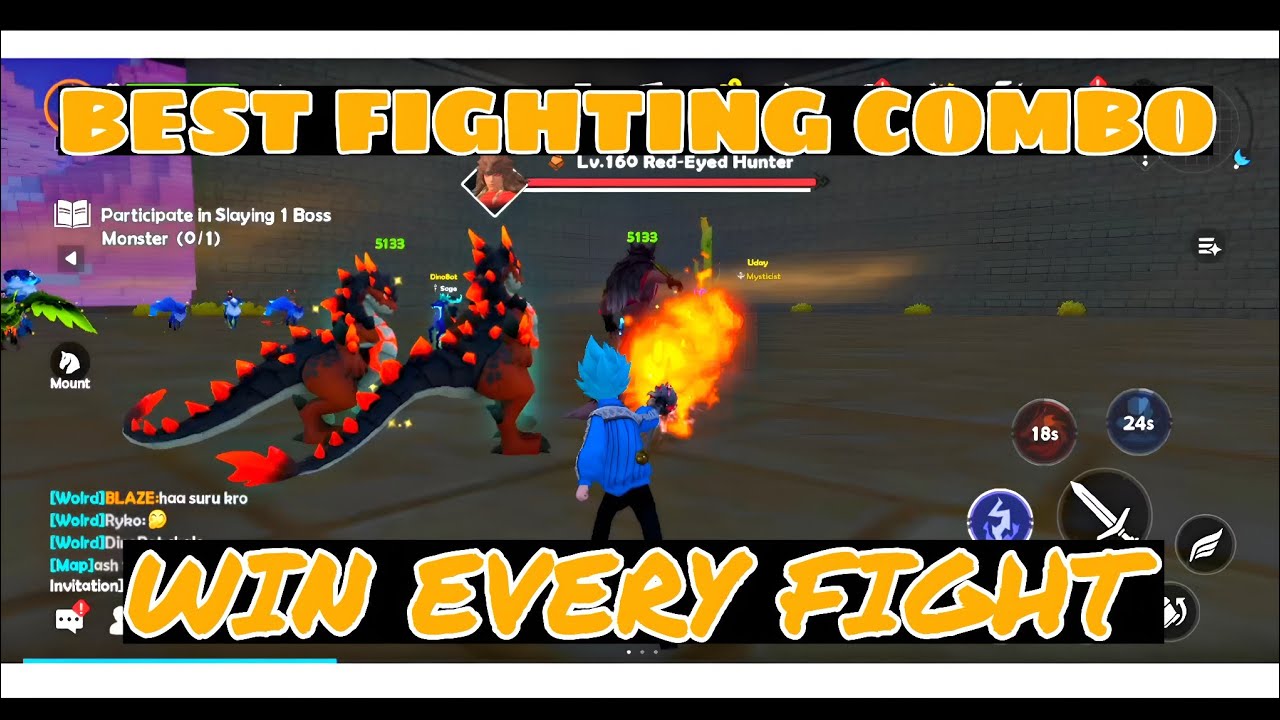 Lightus - best partner fighting combo | defeat any boss