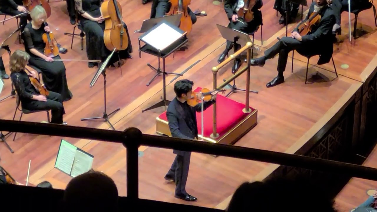 Ray Chen Edinburgh Concert Encore - Paganini Caprice No.21 (with upward staccatos)