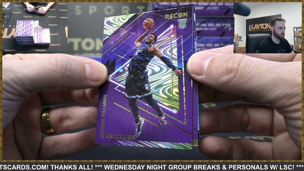 2020/21 Panini Recon Basketball Hobby 12 Box Case Break #5