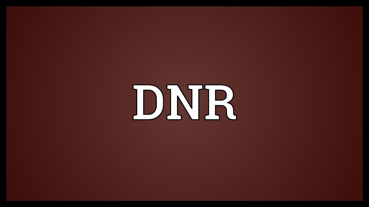 DNR Meaning