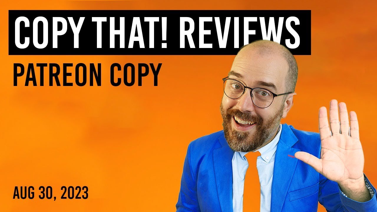 Whetstone Wednesday: Copy That! Reviews Your Copy (8/30/2023)