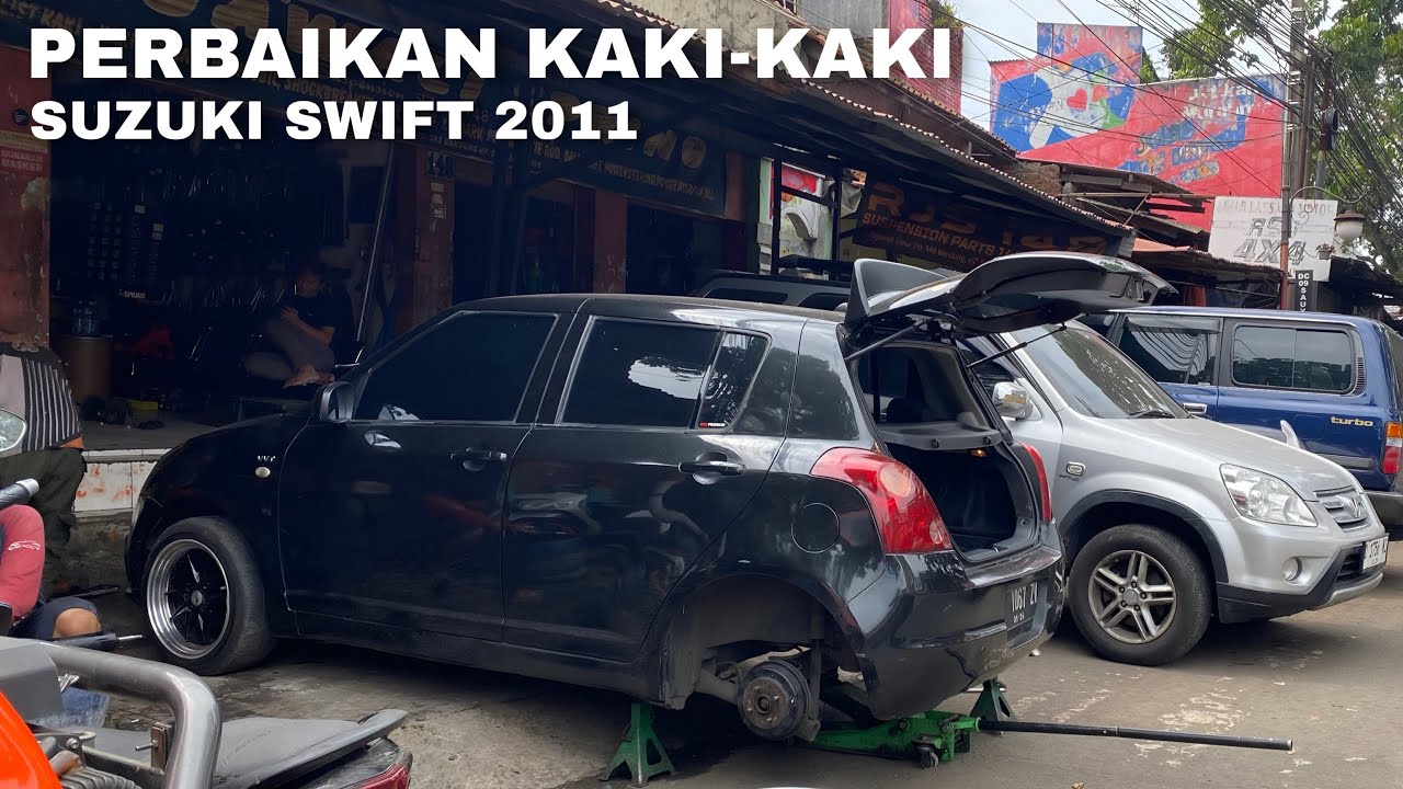 PERBAIKAN KAKI-KAKI SUZUKI SWIFT MURAH | REKOMENDASI BENGKEL TERBAIK DI KOTA BANDUNG