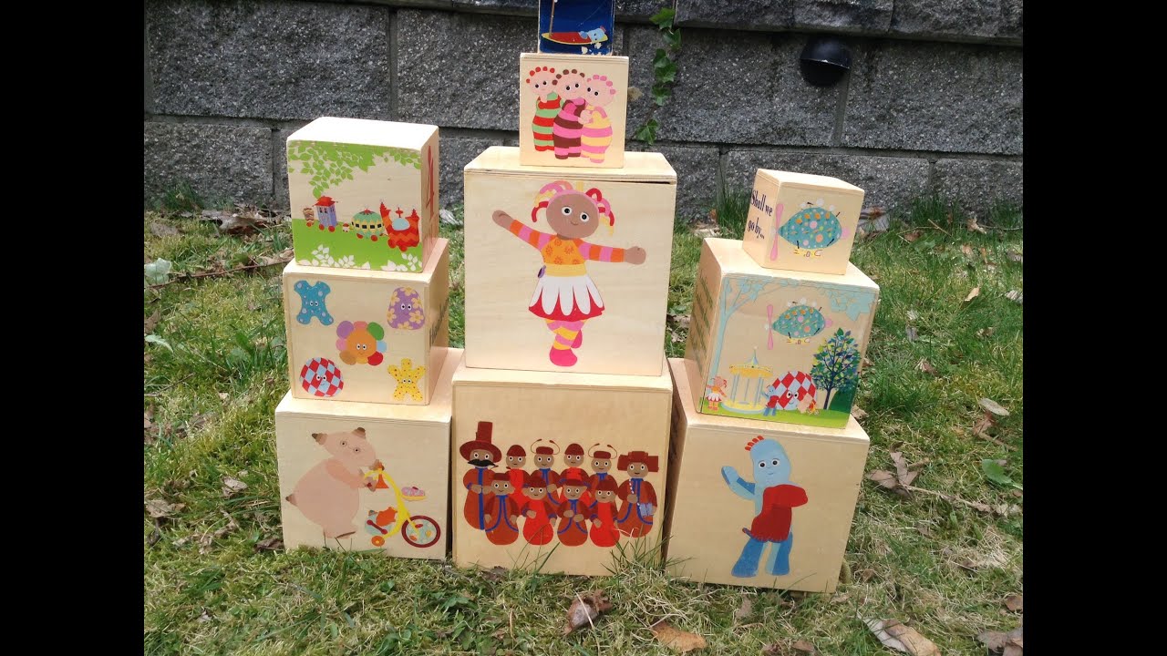In The Night Garden Ninky Nonk & Pinky Ponk Stacking Blocks