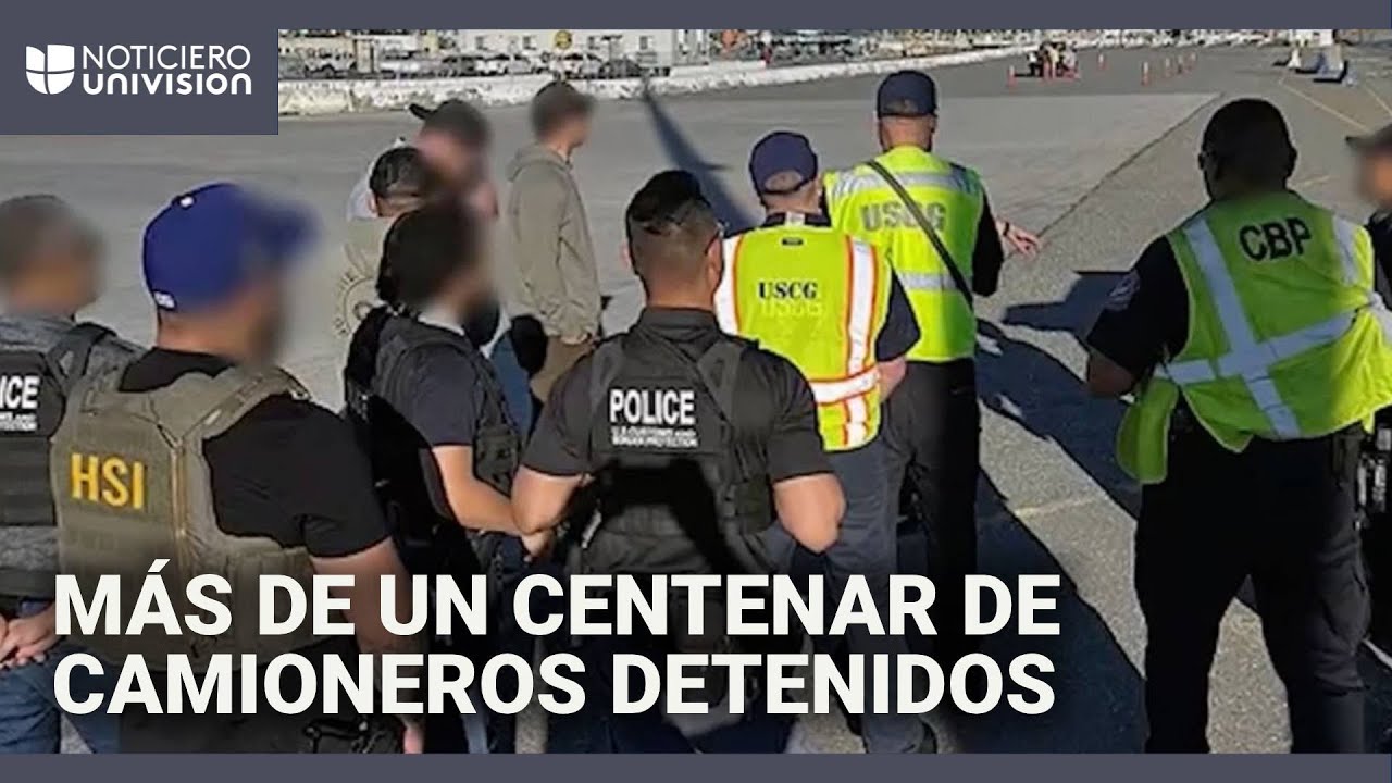 Operativo de ICE en California deja m&aacute;s de un centenar de camioneros indocumentados detenidos