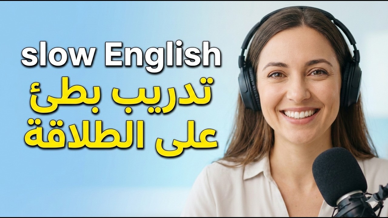 استماع بطيء للإنجليزية - تدريب لتتحدث بطلاقة 1