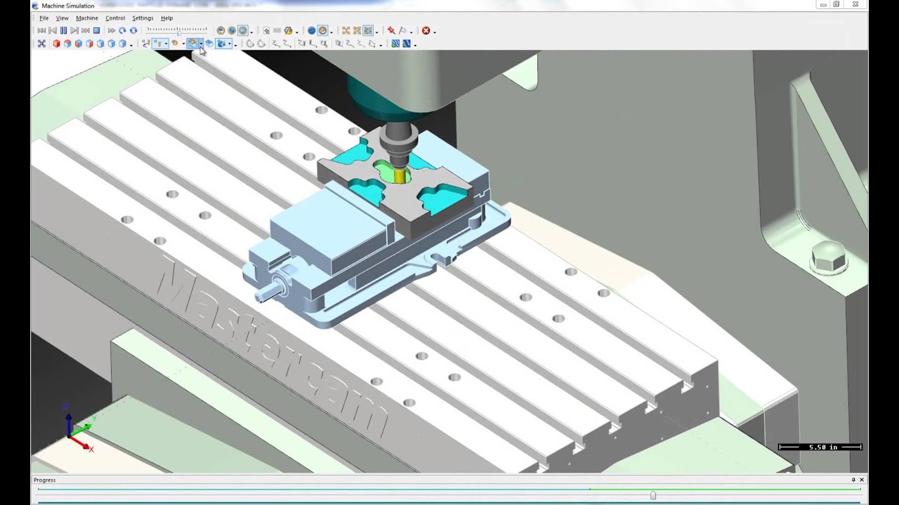 Mastercam 2D Dynamic Area Milling