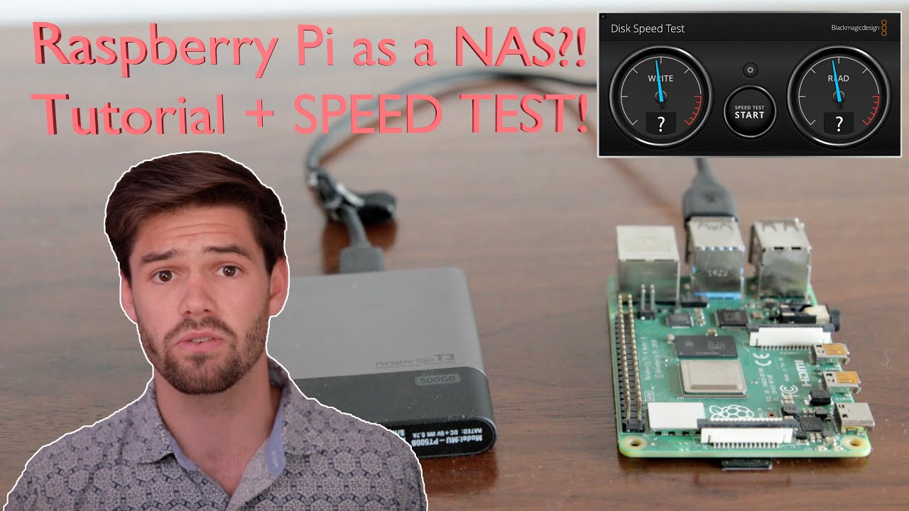 RaspberryPi Home NAS для Mac и ПК! Учебное пособие + тест скорости! | Учебное пособие в формате 4K