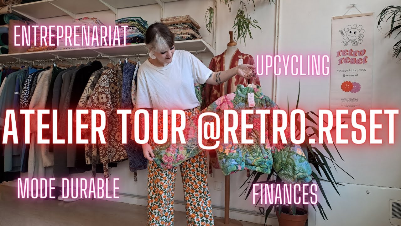 Dans l'atelier d'upcycling de Laura à Bruxelles| ATELIER TOUR