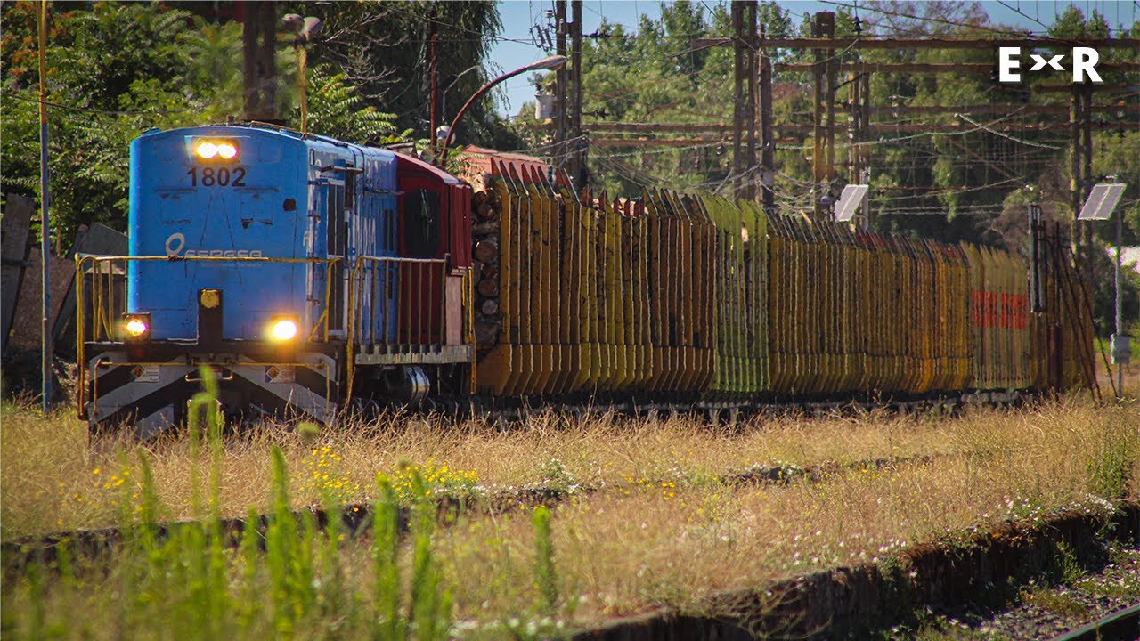 FEPASA | CIRCULACIÓN SIMULTÁNEA DE TRENES EN SAN ROSENDO