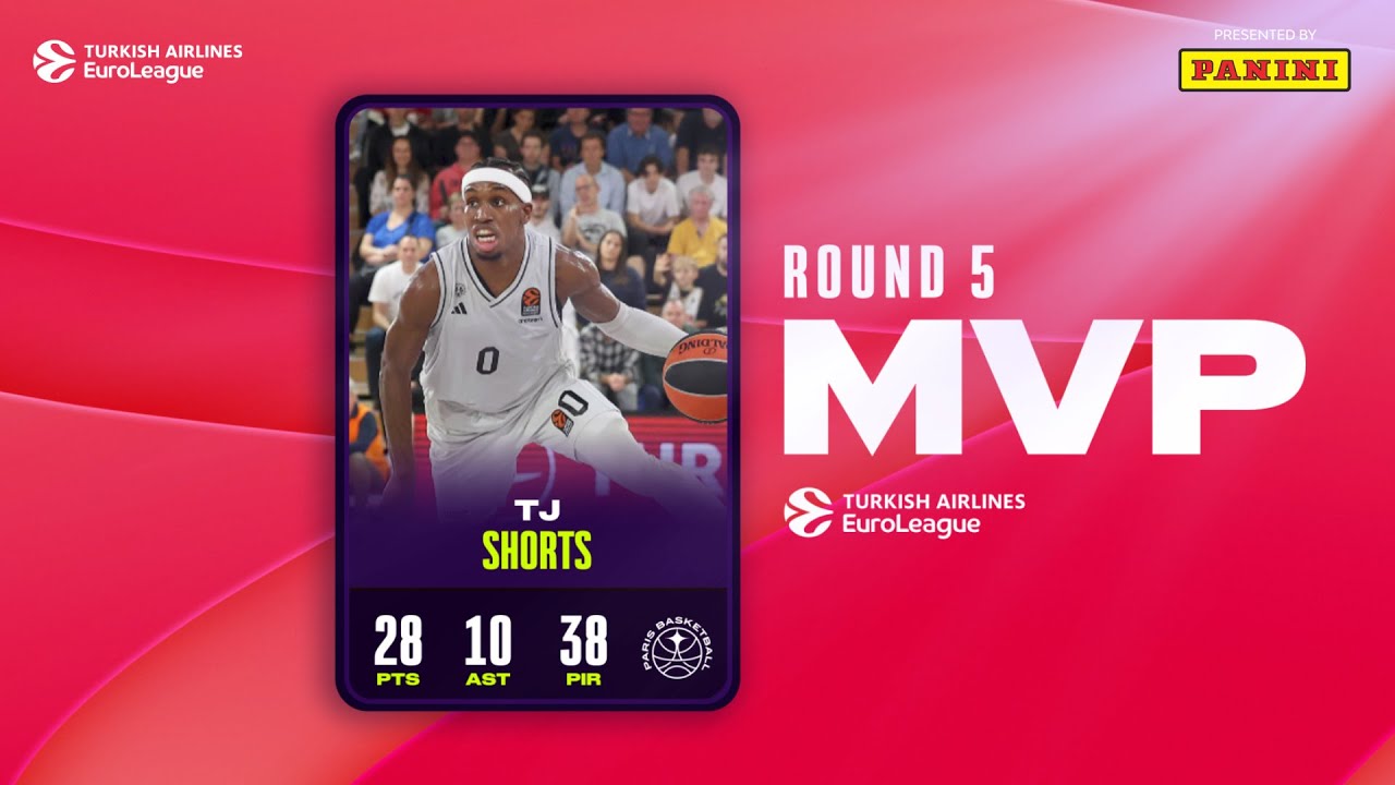 TJ Shorts Lights Up the Court | RS Round 5 MVP | 2024-25 Turkish Airlines EuroLeague