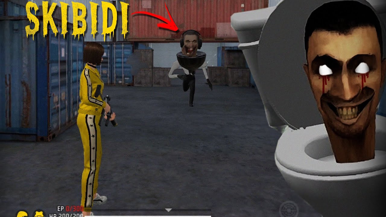 O SkibidiToilet.exe INVADIU o MODO X1 do FREE FIRE