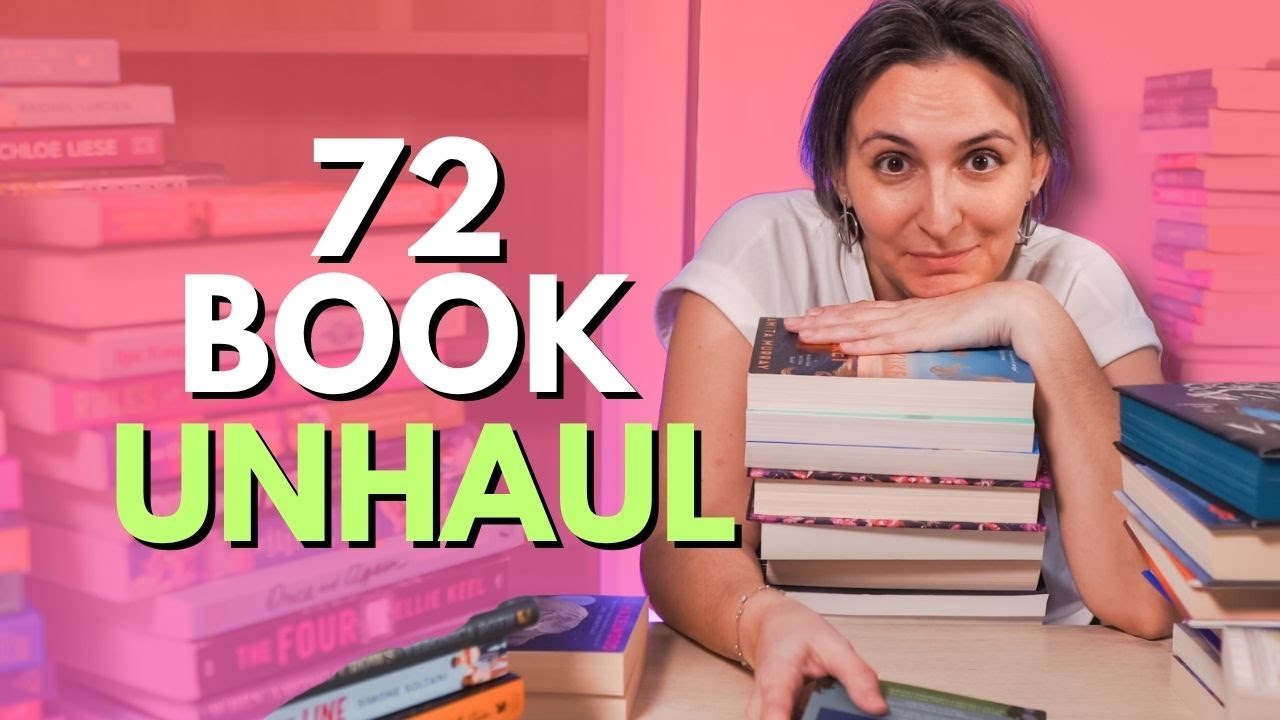 Распаковка книг + организация и обзор книжной полки (72 книги убраны!)