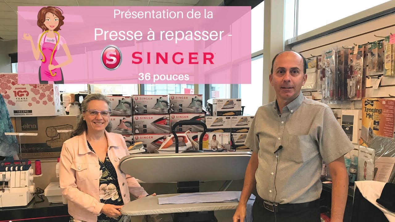 Présentation de la Presse à repasser de SINGER 36 pouces!