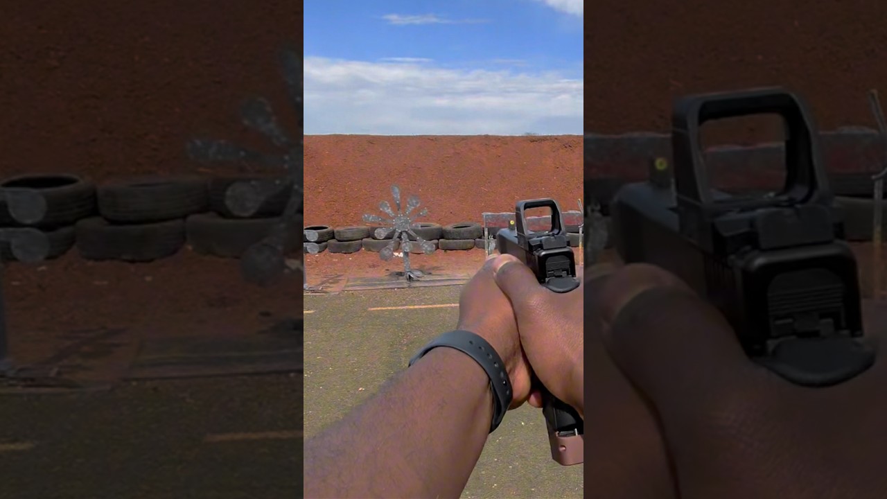 Glock 45 Gen 6 / Steel Target Fun #shorts