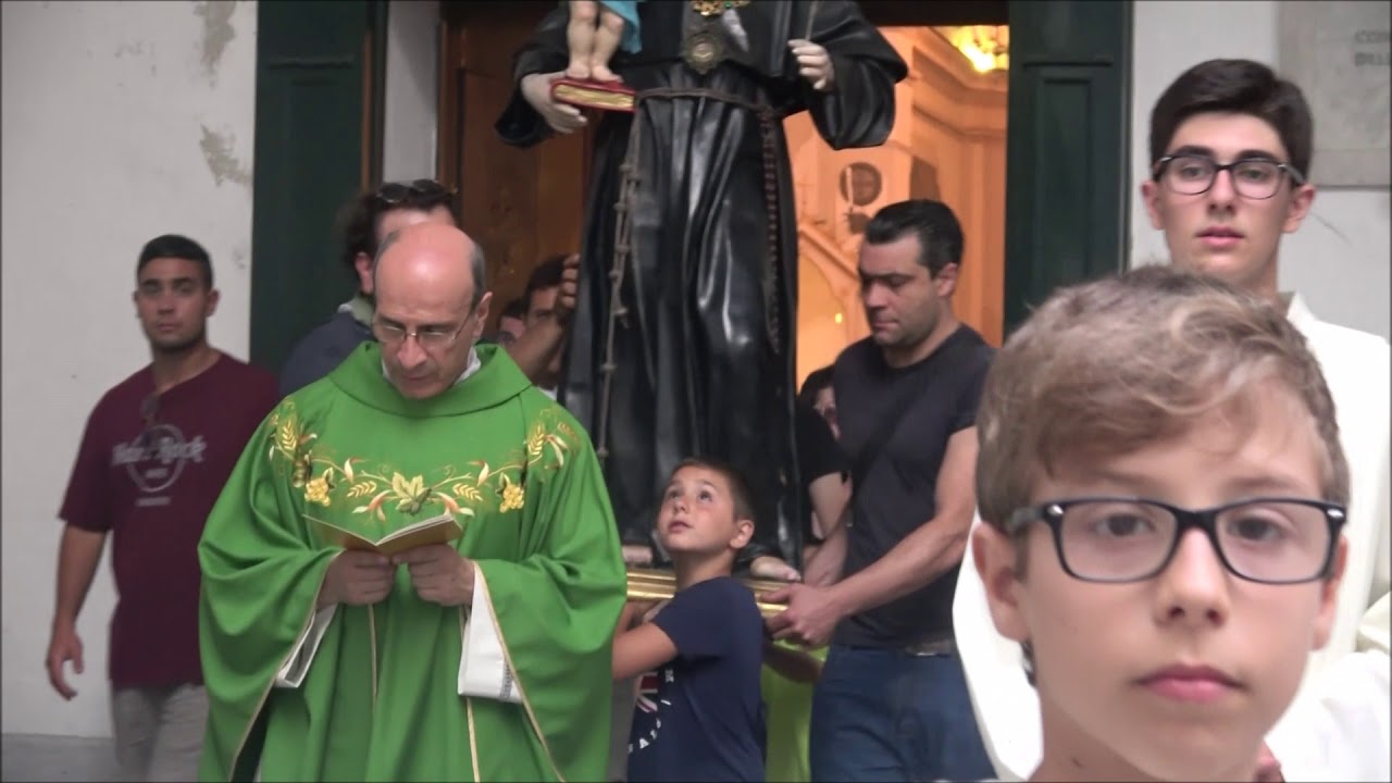 Reposizione statua SANT'ANTONIO Amalfi 20 Giugno 2017