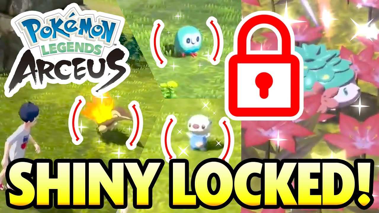 All SHINY LOCKED Pokemon in Pokemon Legends Arceus (IMPOSSIBLE SHINY!)