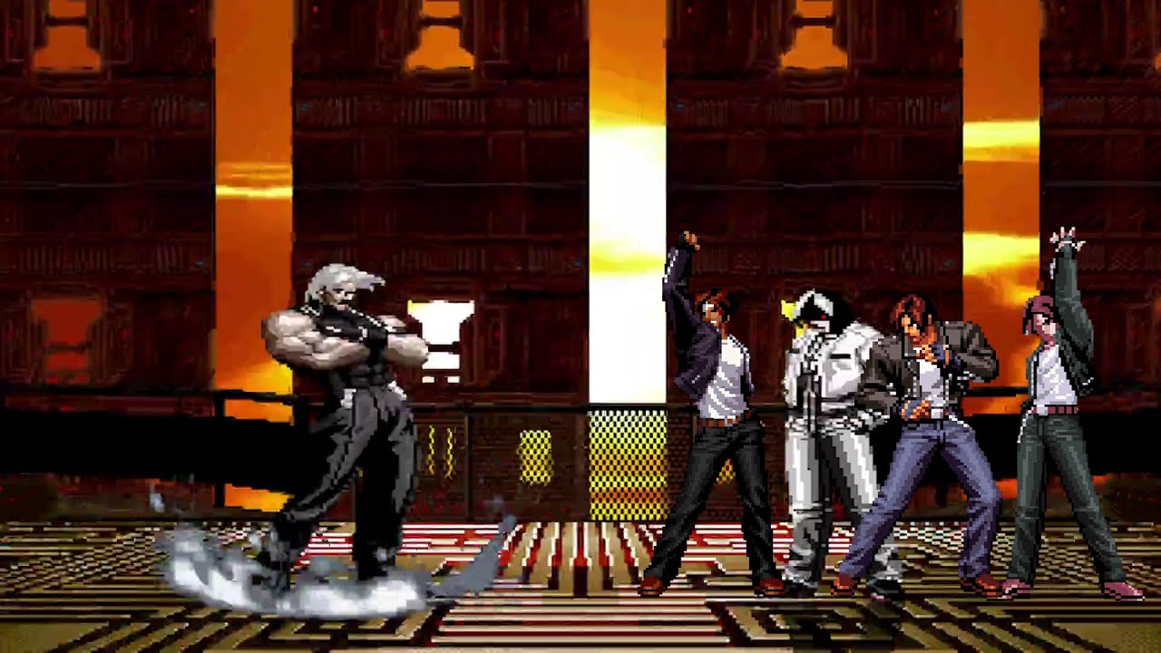 [KOF Mugen] New Final Rugal vs Kyo Kusanagi Team