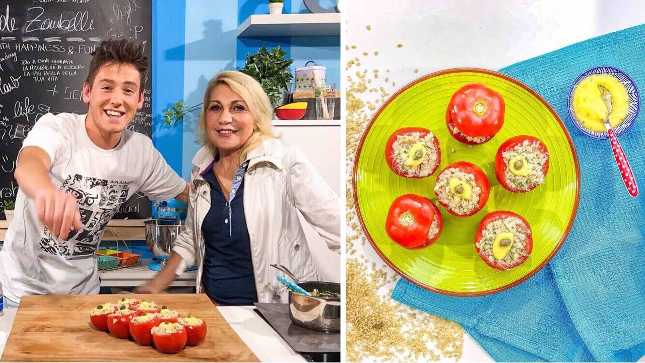 Pomodori ripieni di riso, tonno e maionese ultra light | con Evelina Flachi