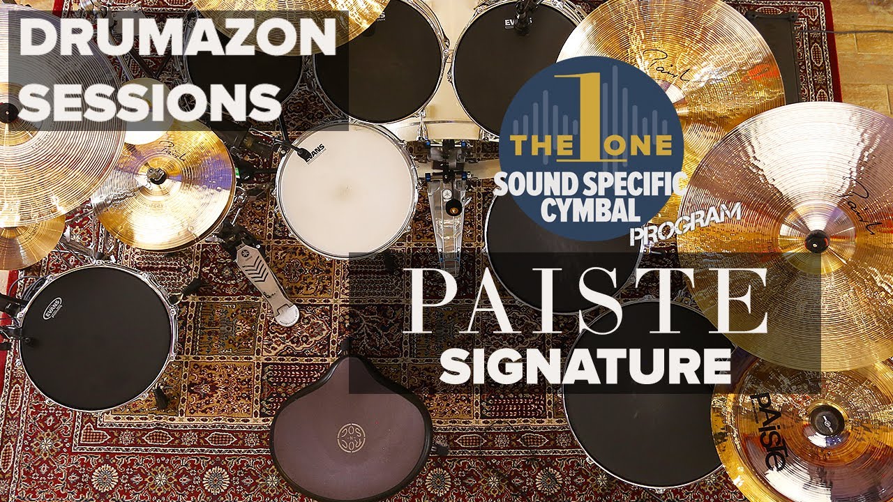 Paiste Signature Mellow Sound Specific Cymbal Demonstration, Pack 8 Serial Numbers 0057 to 0064