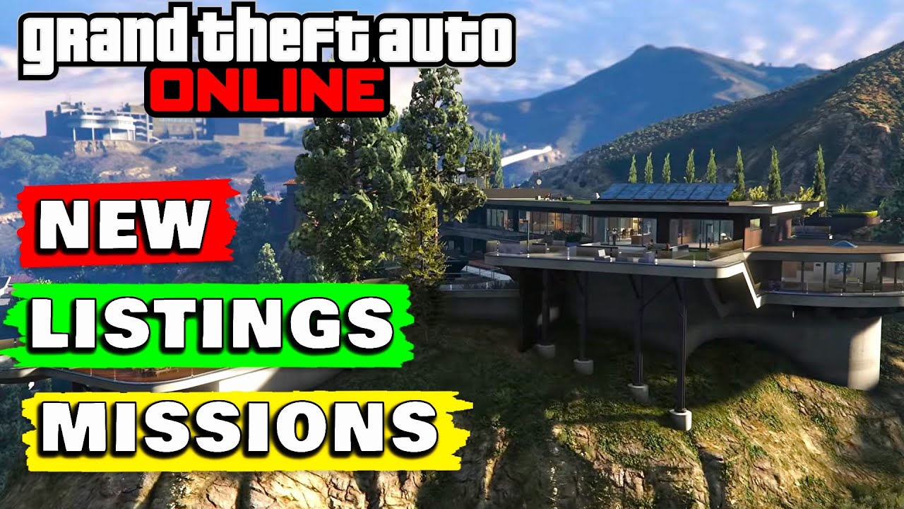 GTA 5 Online: New Listings MANSION Missions (Missions expired after Dec 7.2025)