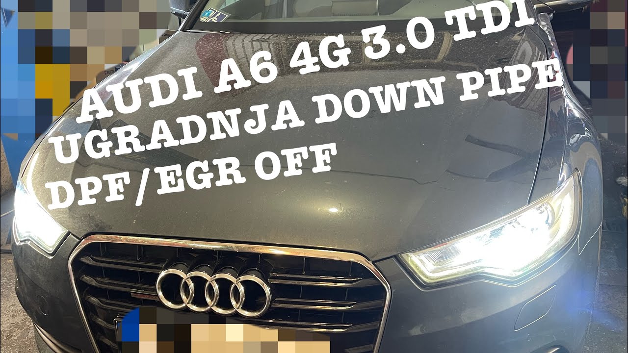 AUDI A6 4G 3.0TDI UGRADNJA DOWN PIPE