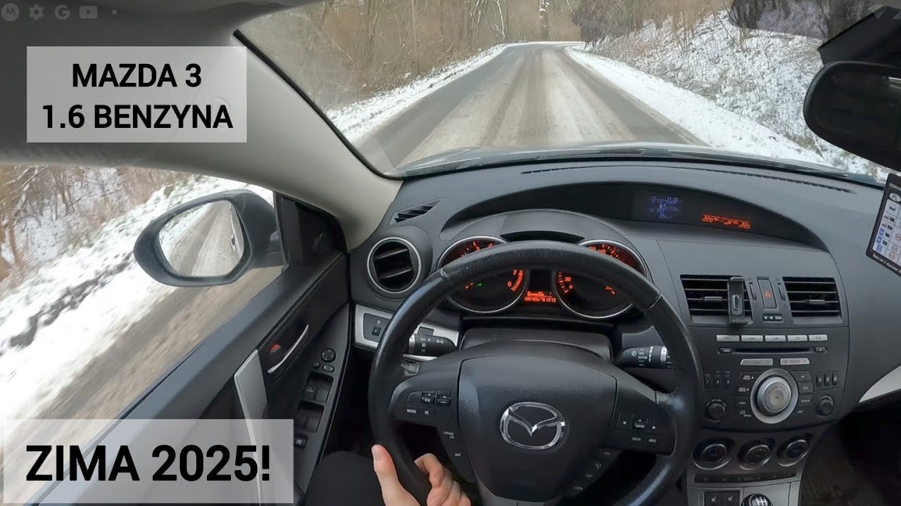 Mazda 3 (2010) z silnikiem 1.6 benzyna cz. 5 #zima2025 #mazda