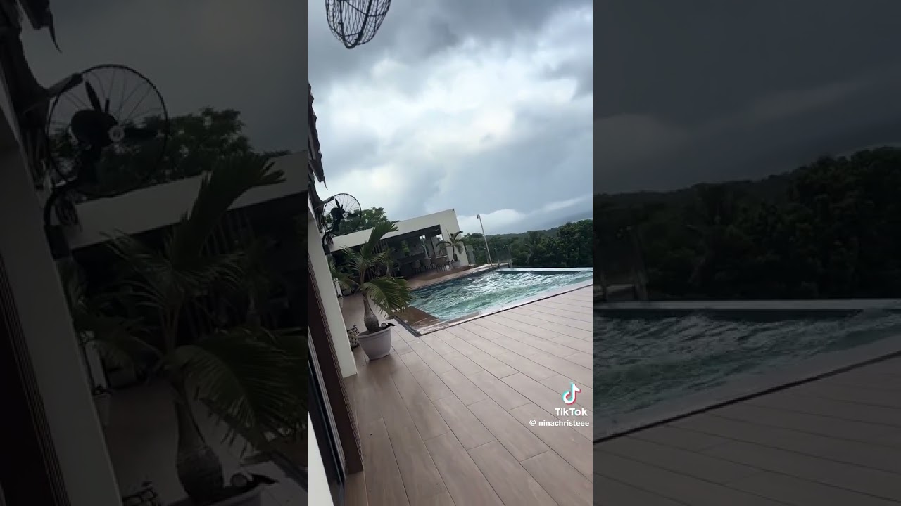 M7.8 earthquake shakes a pool in Mindanao, Philippines on June 8, 2026🇵🇭