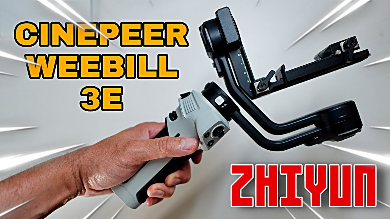 Gimbal Zhiyun CINEPEER WEEBILL 3E unboxing,calibración y test