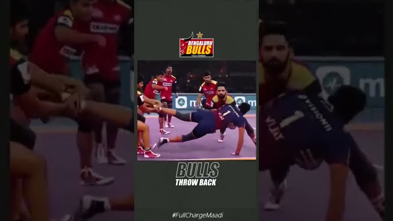 Throwback Bulls Vs Dabang Delhi #SuperhitPanga #VivoProKabaddi #BengaluruBulls #kabaddi #VivoPKL8