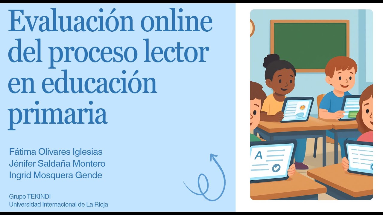 Evaluación online del proceso lector en educación primaria