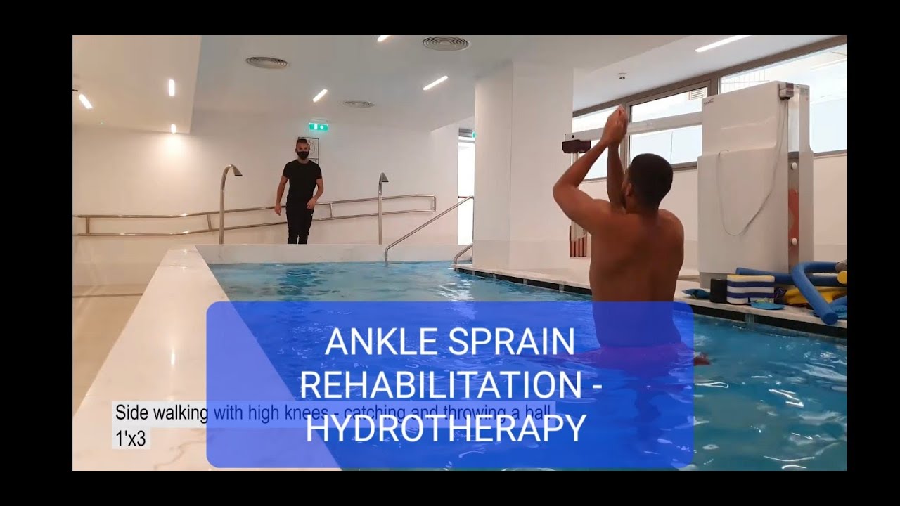 Ankle Sprain Rehabilitation - Hydrotherapy