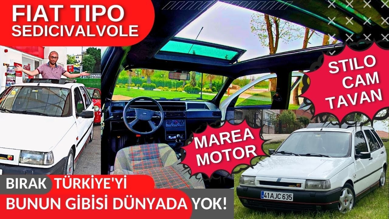 Marea motorlu, Stilo tavanlı Fiat Tipo (1997) Böylesi dünyada tek olabilir! Şimdilik en pahalı Tipo!
