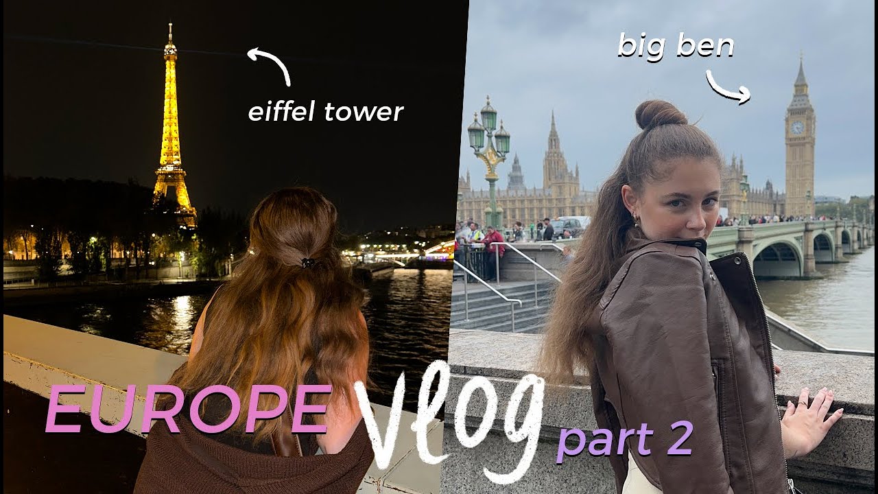 EUROPE TRIP PART 2! solo day in paris & visiting family in london! 🫶🏼